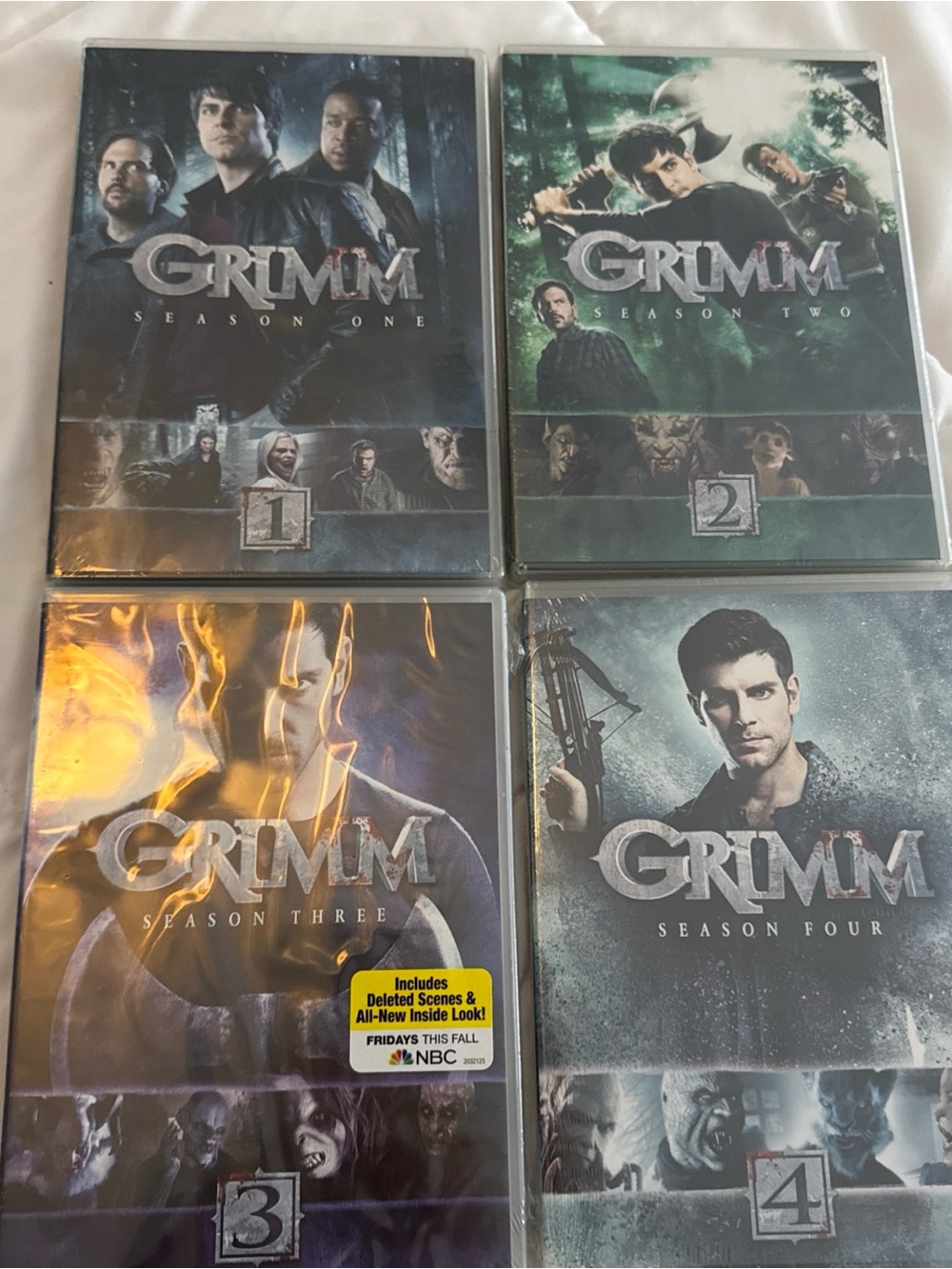 Rare New Sealed: Grimm Complete Season 1-4 Disc DVD